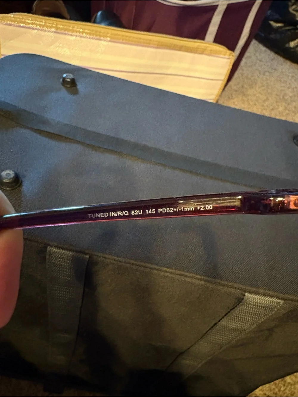Prive Reveaux Burgundy Cat Reading Glasses +2.00